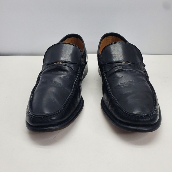 Lloyd Germany Egmond Men\'s Black Leather Slip On Loafers Size 8.5 F Shoes main image 14